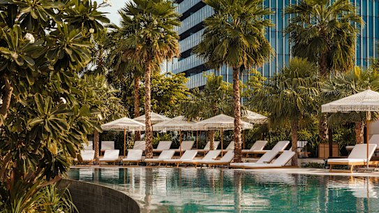 SIRO’s garden pool … a Bali-style oasis.