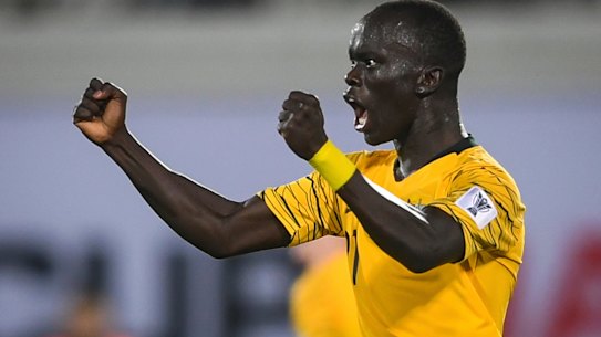 Awer Mabil is the only Socceroo in this year's UEFA Champions League.