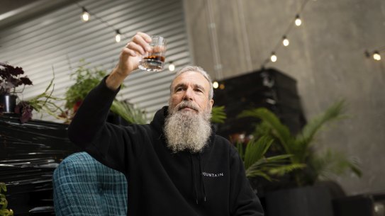 George Cremasco, co-founder of Mountain Distilling Company can mature a single malt in 14 days.