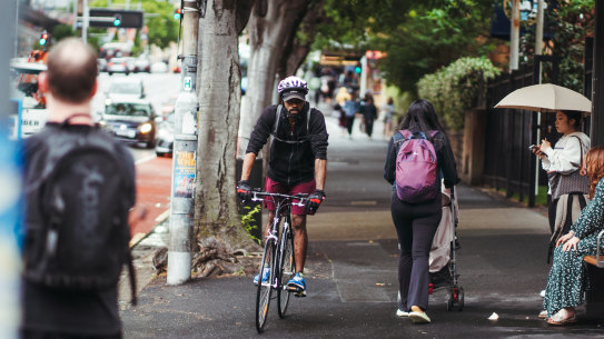 Wollongong City Council wants cyclists to be permitted to ride on footpaths.