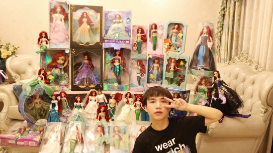 Little Mermaid collector Gong Ziji. 