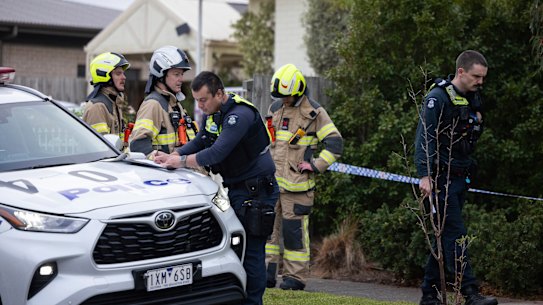 A crime scene has been established at a Chadstone home after a suspicious blaze.