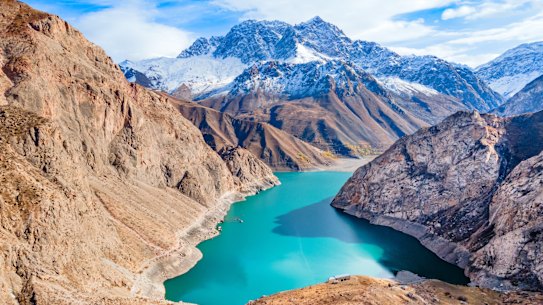 Marguzor Lake, Tajikistan.