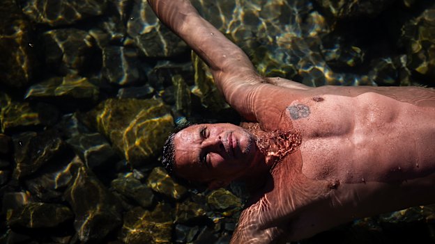 Scott Miller at the Narrabeen Rock Pools.