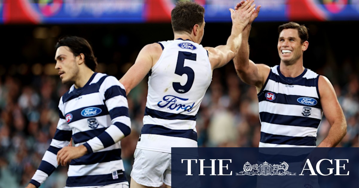 AFL: Geelong Cats survive Port Adelaide threat but lose Rhys Stanley to 'medium term' knee injury; Brisbane Lions bound for top-four finish - Vimarsana News