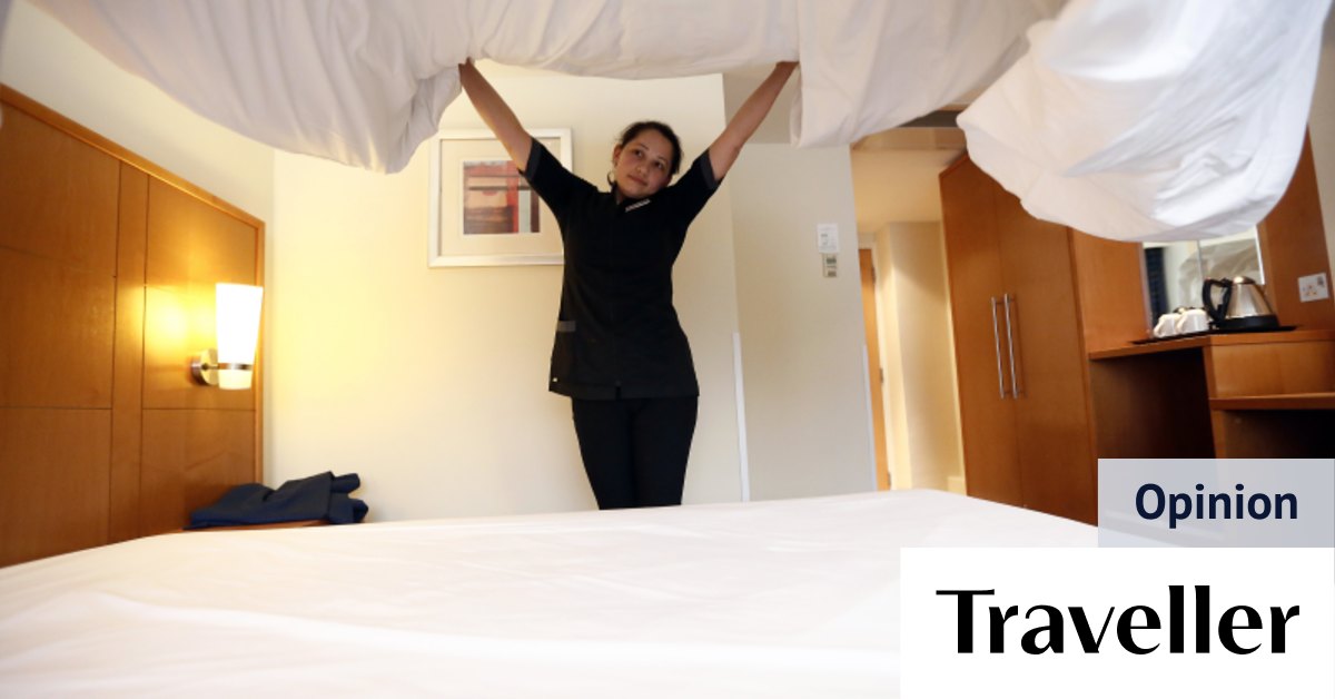 ‘Just doing their jobs’? Here’s why I always tip the hotel cleaner