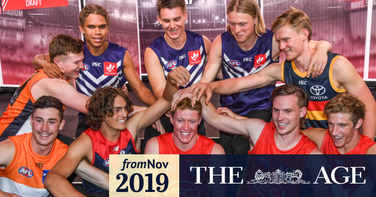 Afl Draft 2019 The First Round Picks