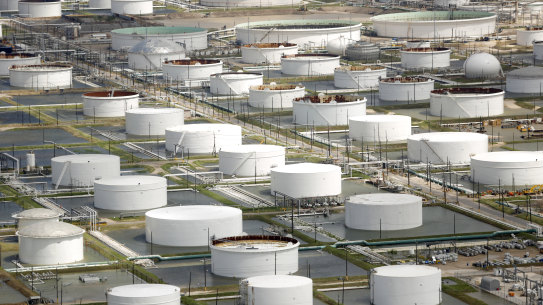 Oil prices gained in New York trade with Brent Crude flirting with $US82 a barrel.