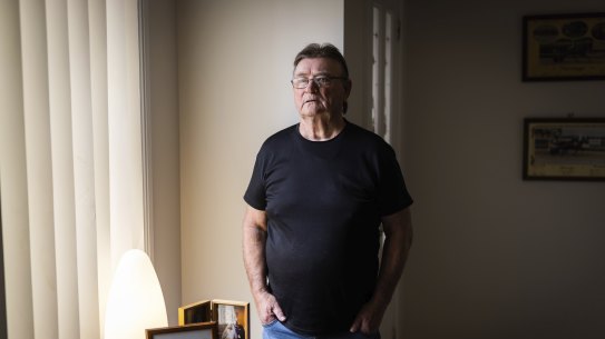 Hoppers Crossing resident Richard King has fallen behind on his rent making him at risk of losing his home. 