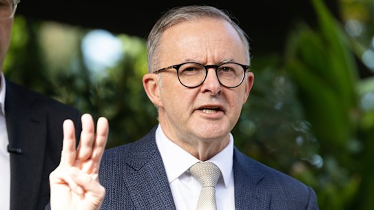 Opposition Leader Anthony Albanese says his investments in childcare and aged care will drive productivity.