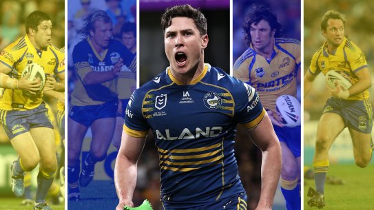Mitchell Moses is looking to end the misery of former greats including Nathan Cayless, Nathan Hindmarsh and Luke Burt.