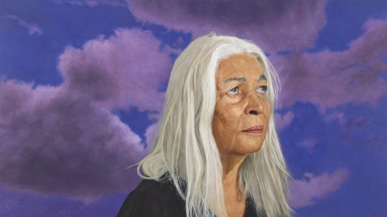 Angus McDonald’s portrait of Marcia Langton.