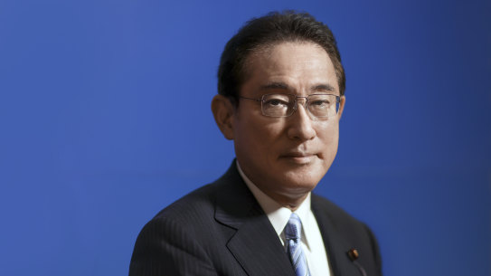 Prime ministerial contender Fumio Kishida. 