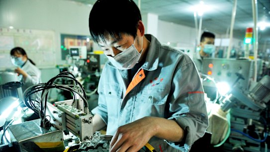 Chinese factories are restarting production as the country emerges from its coronavirus shutdown.