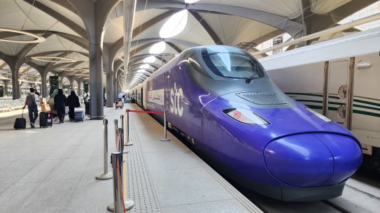The Made-in-Spain high-speed train.