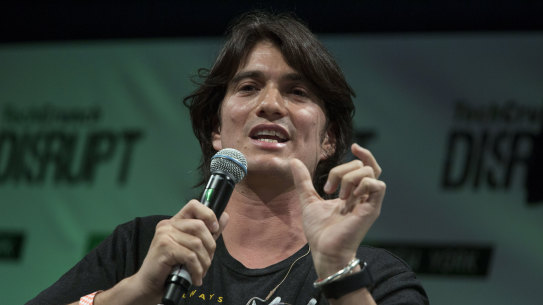 WeWork chief Adam Neumann.