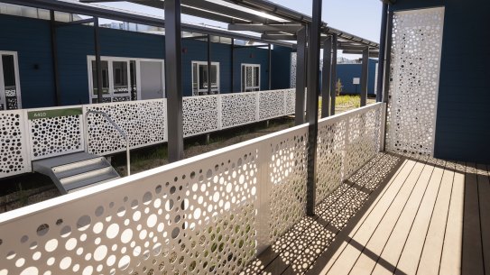 Guest rooms at the new quarantine hub in Mickleham.