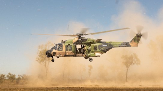 An Australian Army MRH-90 Taipan