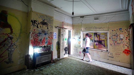 The interior of the Brunswick house that sold on Saturday.