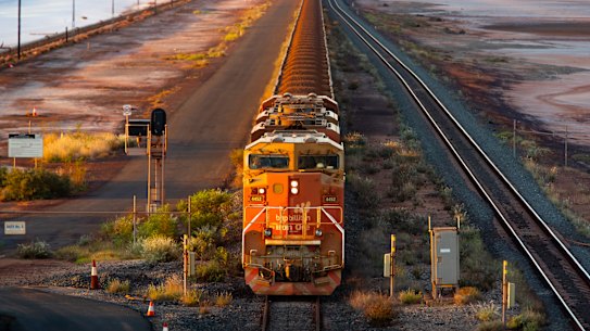 AI can identify spillage from BHP’s  iron ore trains, avoiding accidents.