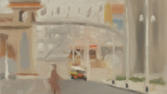 <i>Luna Park</i>, 1919, by Clarice Beckett.