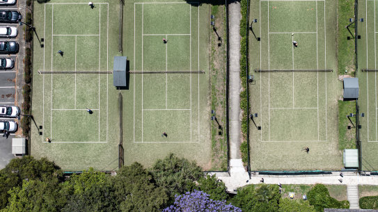 Residents do not want Cooper Park tennis courts in Woollahra to be shared with other sports.