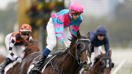 Lunar Fox stuns connections and punters alike to win the Australian Guineas at Flemington on Saturday.