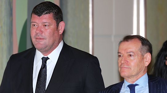 James Packer and John Alexander  his long time loyal lieutenant.