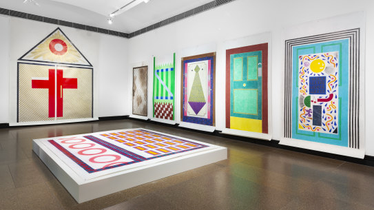 The works of Nik Pantazopolous on display at Inner Sanctum: 18th Adelaide Biennial of Australian Art.