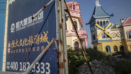 The property industry in China operates on a pre-sales model – the buyers pay for their properties, putting down a deposit and borrowing the rest, before construction starts.