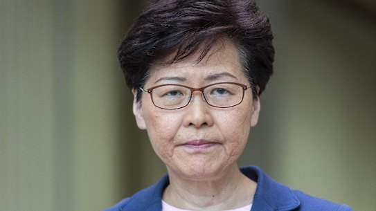 Hong Kong chief executive Carrie Lam.