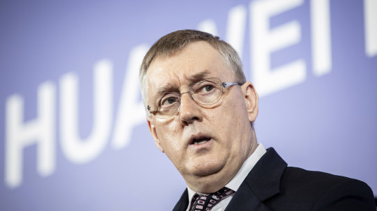 Huawei senior vice president and global cybersecurity and privacy officer John Suffolk.