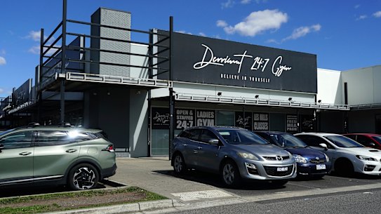 The exterior of the Thomastown gym.