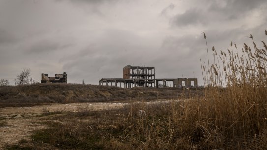 A factory in Ukraine.