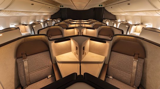 Cathay Pacific’s all-new flat-bed Aria Suite business-class is now available on the Sydney to Hong Kong route.