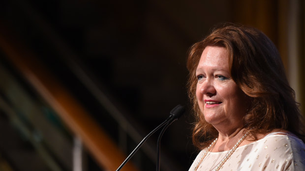 Hancock Prospecting executive chairwoman Gina Rinehart.
