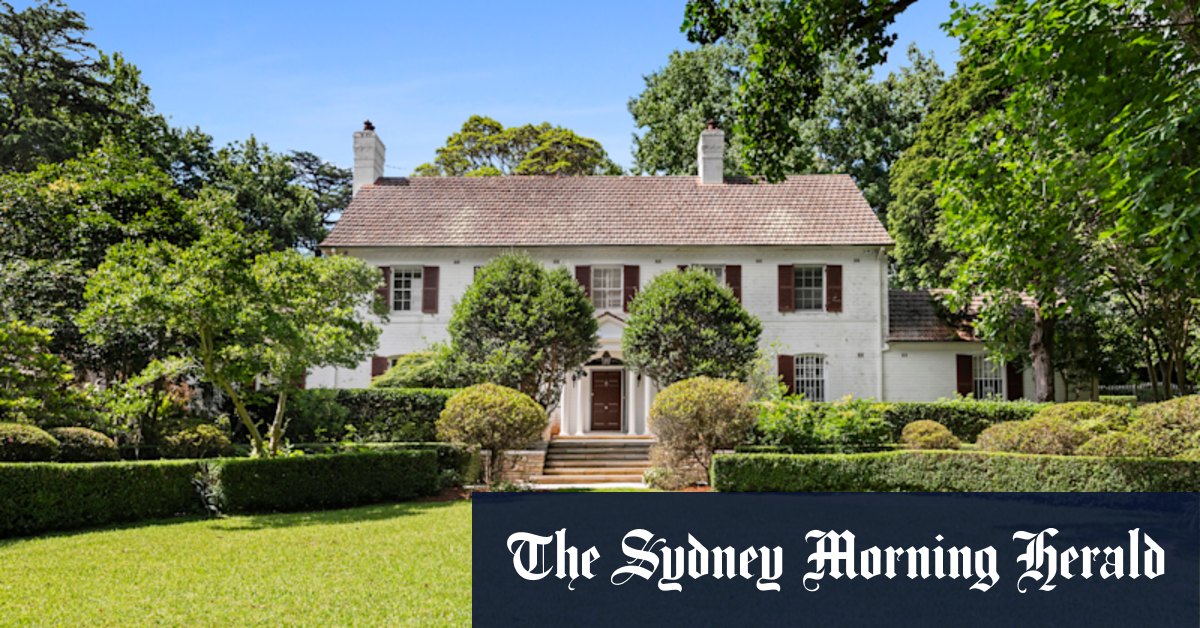 Sydney property: China's Yunnan Tin cans $11 million Wahroonga trophy estate, doubles money on way out - Vimarsana News