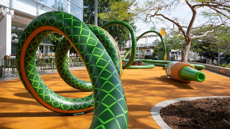 The Big Hose Brisbane: New Giant Sculpture Opens at Queensland's GoMA