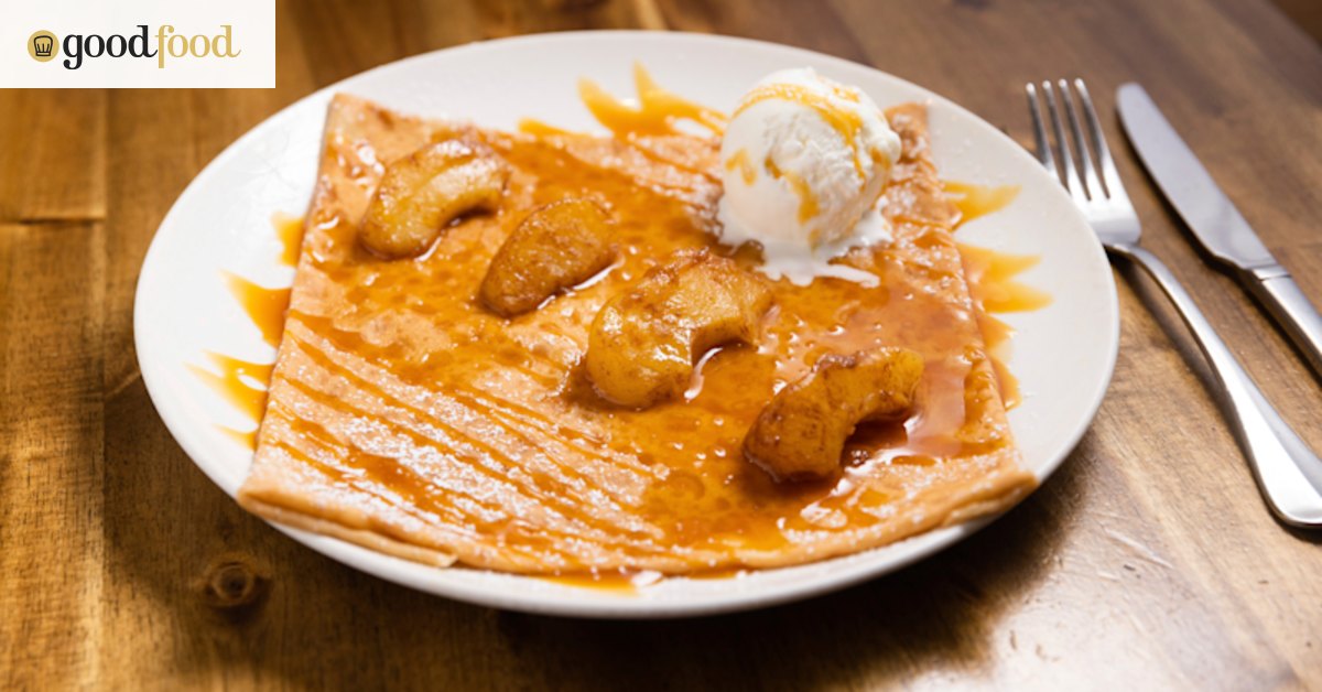 A creperie serving French buckwheat galettes and sweet crepes