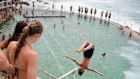 Bronte Baths on Australia Day.