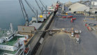 Wheat being loaded onto a bulk carrier in Geelong. COFCO, a major processor, has been accused of manipulating wheat futures.