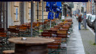 A Berlin beer house sits empty on Thursday - and will be off-limits to the unvaccinated if COVID rates keep rising.