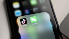 WeChat and TikTok apps