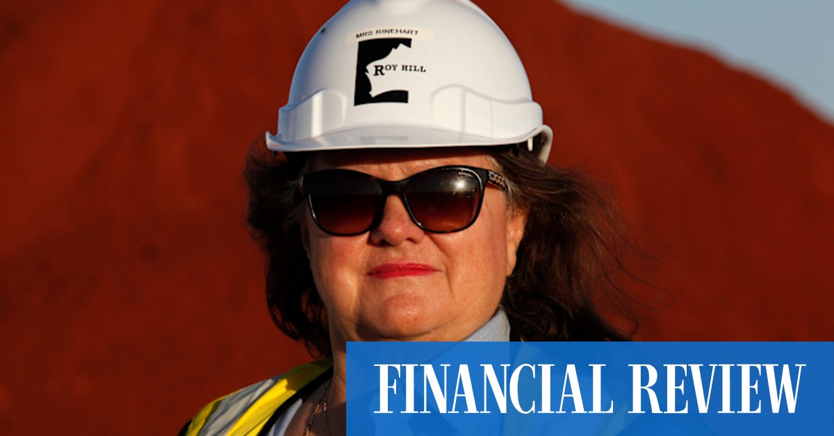 Gina Rinehart sends in robots to run Roy Hill iron ore mine - Vimarsana News