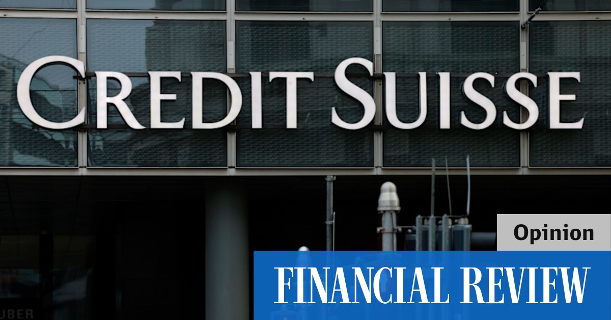 Can Credit Suisse's investment bank make a comeback by reviving the First Boston name? - Vimarsana News