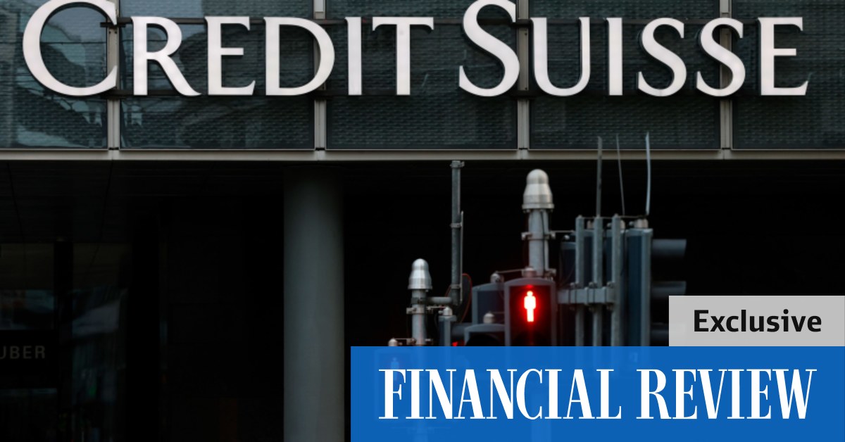 Credit Suisse to cut Australian investment banker bonuses by up to 40pc as CEO Ulrich Koerner restructures - Vimarsana News