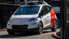 A Cruise self-driving taxi in San Francisco. 