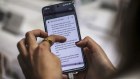 A user tests the Google Gemini artificial intelligence (AI) function.
