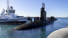 A Virginia class submarine berths in WA: more big questions over basing. 