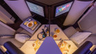 Cathay Pacific’s Aria cabin on a refurbished 777-300ER aircraft.
